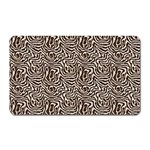 Brown Beige Snake Pattern Magnet (Rectangular)