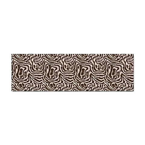 Brown Beige Snake Pattern Sticker Bumper (100 pack) from ArtsNow.com Front