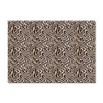 Brown Beige Snake Pattern Sticker A4 (100 pack)