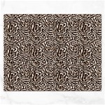 Brown Beige Snake Pattern Rectangular Jigsaw Puzzl