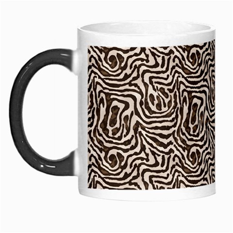 Brown Beige Snake Pattern Morph Mug from ArtsNow.com Left
