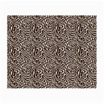 Brown Beige Snake Pattern Small Glasses Cloth