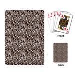 Brown Beige Snake Pattern Playing Cards Single Design (Rectangle)