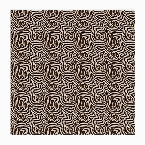 Brown Beige Snake Pattern Medium Glasses Cloth (2 Sides) from ArtsNow.com Front