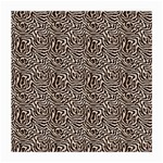 Brown Beige Snake Pattern Medium Glasses Cloth (2 Sides)