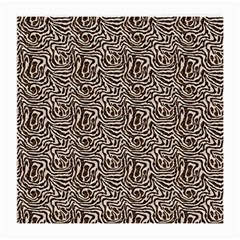 Brown Beige Snake Pattern Medium Glasses Cloth (2 Sides) from ArtsNow.com Back