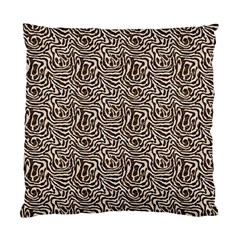 Brown Beige Snake Pattern Standard Cushion Case (Two Sides) from ArtsNow.com Front