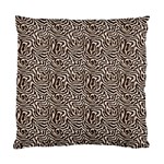 Brown Beige Snake Pattern Standard Cushion Case (Two Sides)
