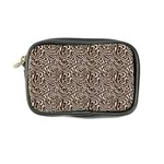 Brown Beige Snake Pattern Coin Purse