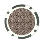 Brown Beige Snake Pattern Poker Chip Card Guard (10 pack)