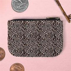 Brown Beige Snake Pattern Mini Coin Purse from ArtsNow.com Back