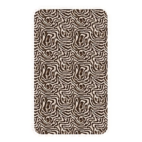 Brown Beige Snake Pattern Memory Card Reader (Rectangular) from ArtsNow.com Front