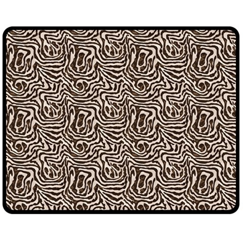 Brown Beige Snake Pattern 60  x 50  Fleece Blanket (Medium) from ArtsNow.com 60 x50  Blanket Front