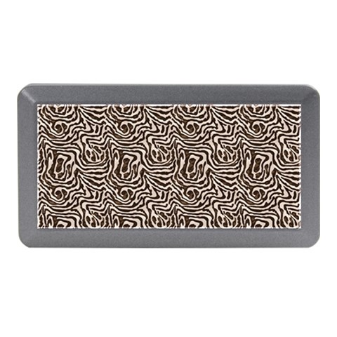 Brown Beige Snake Pattern Memory Card Reader (Mini) from ArtsNow.com Front