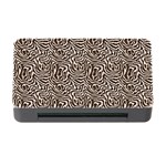Brown Beige Snake Pattern Memory Card Reader with CF