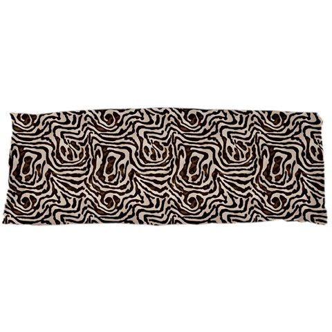 Brown Beige Snake Pattern 40 x15  Body Pillow Case Dakimakura (Two Sides) from ArtsNow.com Front