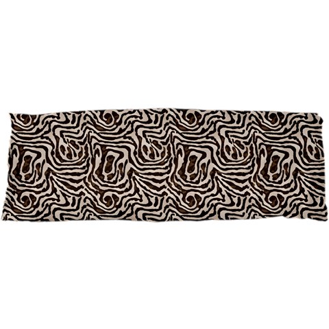 Brown Beige Snake Pattern 47 x17  Body Pillow Case Dakimakura (Two Sides) from ArtsNow.com Front