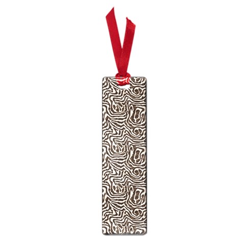 Brown Beige Snake Pattern Small Book Marks from ArtsNow.com Front
