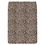 Brown Beige Snake Pattern Removable Flap Cover (L)