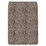 Brown Beige Snake Pattern Removable Flap Cover (S)