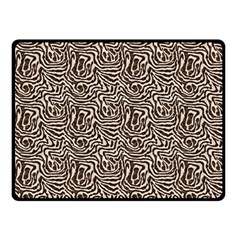 Brown Beige Snake Pattern 50  x 40  Two Sides Fleece Blanket (Small) from ArtsNow.com 45 x34  Blanket Back