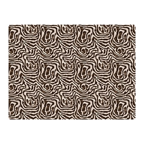 Brown Beige Snake Pattern 35  x 27  Two Sides Premium Plush Fleece Blanket (Mini) from ArtsNow.com 35 x27  Blanket Front