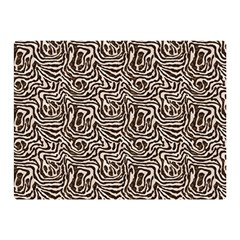 Brown Beige Snake Pattern 35  x 27  Two Sides Premium Plush Fleece Blanket (Mini) from ArtsNow.com 35 x27  Blanket Back