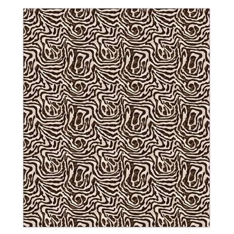 Brown Beige Snake Pattern Duvet Cover Double Side (California King Size) from ArtsNow.com Front