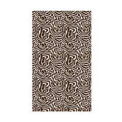 Brown Beige Snake Pattern Duvet Cover Double Side (Single Size) from ArtsNow.com Back