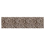 Brown Beige Snake Pattern 16 x 60  Oblong Satin Scarf