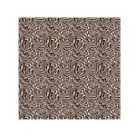 Brown Beige Snake Pattern 30  x 30  Large Square Satin Scarf