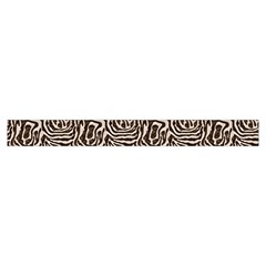 Brown Beige Snake Pattern Zipper Large Tote Bag from ArtsNow.com Strap