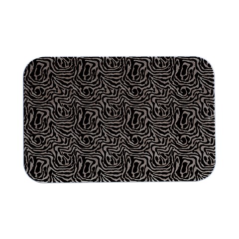 Brown Beige Snake Pattern Open Lid Metal Box (Silver)   from ArtsNow.com Front