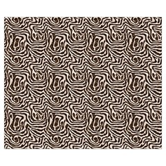 Brown Beige Snake Pattern Medium Tote Bag from ArtsNow.com Front