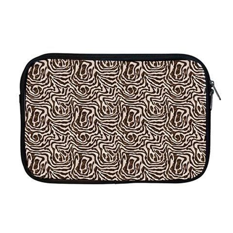Brown Beige Snake Pattern Apple MacBook Pro 17  Zipper Case from ArtsNow.com Front