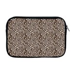 Brown Beige Snake Pattern Apple MacBook Pro 17  Zipper Case