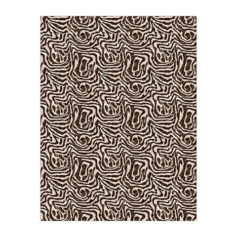 Brown Beige Snake Pattern Medium Tapestry from ArtsNow.com Front