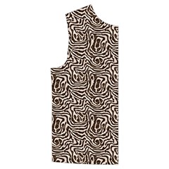 Brown Beige Snake Pattern Kid s Button Up Puffer Vest from ArtsNow.com Front Right