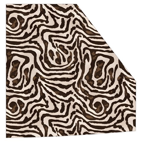 Brown Beige Snake Pattern Kid s Button Up Puffer Vest from ArtsNow.com Pocket Left