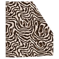 Brown Beige Snake Pattern Men s High Neck Button Up Puffer Vest from ArtsNow.com Pocket Left