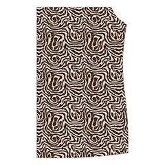 Brown Beige Snake Pattern Women s Button Up Vest from ArtsNow.com Front Left