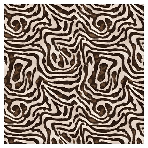 Brown Beige Snake Pattern Everyday Shoulder Bag with Pouch Bag from ArtsNow.com Front
