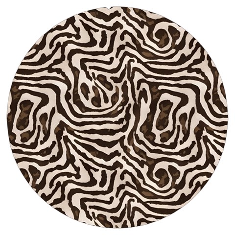 Brown Beige Snake Pattern Everyday Shoulder Bag with Pouch Bag from ArtsNow.com Back