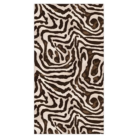 Brown Beige Snake Pattern Everyday Shoulder Bag with Pouch Bag from ArtsNow.com Left