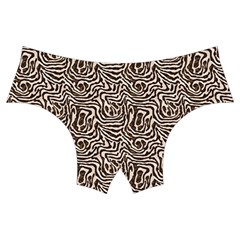 Brown Beige Snake Pattern Men s Swim Brief from ArtsNow.com Front