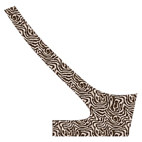 Brown Beige Snake Pattern Cross Back Hipster Bikini Set from ArtsNow.com Back Right