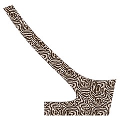 Brown Beige Snake Pattern Cross Back Hipster Bikini Set from ArtsNow.com Back Right
