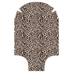 Brown Beige Snake Pattern Luggage Cover (Small) from ArtsNow.com Front