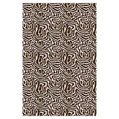 Brown Beige Snake Pattern Kids  Hooded Rain Ponchos from ArtsNow.com Front