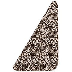 Brown Beige Snake Pattern Belt Pouch Bag (Small) from ArtsNow.com Front Left